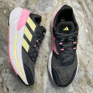 adidas Adistar CS Running  Performance Shoes Greyfive/Almostyellow/Beampink W 11
